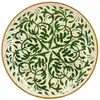 Image de 6 X Assiettes Plates Heraclee Verte - 27cm - Grès - Novastyl