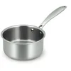Image de MENASTYL - Casserole inox 18/10 Triply 16cm tous feux dont induction fabriquée en France - sans PFAS ni substances nocives - Compatible lave-vaisselle - Poignée rivetée - 6020489 en occasion ou reconditionné
