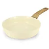 Image de MENASTYL - Poêle 20cm avec revêtement antiadhésif céramique (Sans PFAS/Sans PTFE) tous feux dont induction - En Aluminium - Gamme Colorama - Crème - 6020845 en occasion ou reconditionné