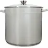 Image de Casserole avec couvercle - MENASTYL - 4615451 - Acier inoxydable - 17 litres - 32 cm - Convient pour tous les types de feux, y compris l'induction