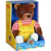 Image de Peluche parlante et musicale - Gipsy Toys - Petit ours brun - Conteur - 28 cm - Marron, jaune, rouge
