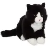 Image de Peluche chat Gipsy noir/blanc