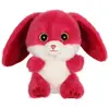 Image de Peluches - GIPSY TOYS - Lapin "CUTYDOOS", 13 cm - couleur framboise - Rubis