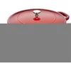 Image de Staub - Chistera Braiser 24 cm poêle à frire en fonte rouge