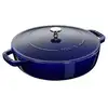 Image de Staub - Poêle Chistera Bleu Foncé 24 Cm En Fonte