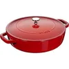 Image de Staub - Sauteuse Chistera En Fonte, Ø 28 Cm, 3,7 L, Cerise