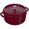 Image de STAUB Gusseisen Bräter/Cocotte, rund 24cm, 3,8L, bordeauxrot