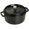 Image de Cocotte Ronde, En Fonte, Noir Mat, 12 Cm - Staub