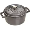Image de STAUB Cocotte ronde en fonte 22 cm Gris graphite