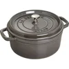 Image de Staub 40500-246-0 Staub La Cocotte 24cm rund Graphit-grau,Gusseisen