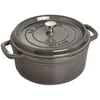 Image de La Cocotte 26cm Rond, Gris Graphite, Fonte (40509-312-0) - Staub