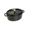 Image de Staub - La Cocotte 29cm Oval, Noir, Fonte (40509-315-0)