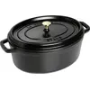 Image de Staub Oval Cast Iron Pot - 6.7 ltr Black