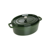 Image de Staub Cocotte, 33 cm | Basilic vert | ovale | Fonte