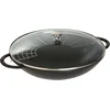 Image de Staub Wok rond en fonte noire 37cm 40509-398-0