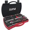 Image de Coffret douilles et accessoires 1/4' 1/2' - SAM OUTILLAGE - 75-SHR60