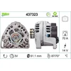 Image de Alternateur 14 V 70 A Ø 61 mm VALEO pour, entre autres, RENAULT CLIO