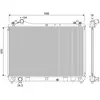 Image de Radiateur, Refroidissement Du Moteur Valeo 701243 Suzuki 1770065j00 1770065j20