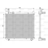 Image de VALEO 701591 Radiateur Refroidisseur d'eau Refroidisseur de moteur pour TOYOTA HIACE IV Fourgon (LXH1, RZH1, LH1) Hiace IV Bus (H1, H2) HIACE IV Fourgon (TRH2, KDH2)