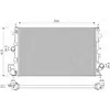 Image de Radiateur, Refroidissement Du Moteur Valeo 734981 Fiat 1300284 24418340 51773281