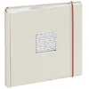 Image de Album Photo 200 Photos 11,5x15   Album Photo Avec Pochette Plastique   Album Photo De 100 Pages  livre Photo Blanc Cassé Personnalisable   Album Photo Linéa Blanc Cassé   Marque Française