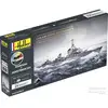 Image de Maquette Heller STARTER KIT (Kit de démarrage) Marceau + Zerstörer Z31 TWINSET 1/400 - Maquette de bateau - Hell55009