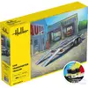 Image de Maquette Heller KIT DE DÉMARRAGE Remorque porte-voitures 1/24 - Maquette voiture - Hell56774