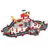 Image de Circuit de pompiers Abrick Ecoiffier Baril 1349 avec routes et accessoires Noir multicolore - Neuf