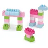 Image de Jeu de construction ECOIFFIER Abrick Baril chat 50 pcs Rose multicolore blocs emboîtables - Neuf