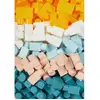 Image de Baril de rangement Abrick Ecoiffier 50 blocs souples colorés dès 12 mois Bleu - Neuf