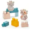 Image de Set de construction ECOIFFIER Rolly Bricks 40 pièces chariot avec poignée rétractable base de jeu couvercle Multicolore - Neuf