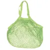 Image de Filet À Provisions En Coton Vert Anis - Sidebag