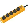 Image de Super-solid - socle 5 prises jaune interrupteur et volet - ip54 - BRENNENSTUHL - 1159901215