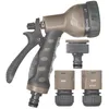 Image de Jardibric - Set De Base Avec Pistolet Gainé 7 Jets   2 Raccords Rapides Et 1 Nez De Robinet   Ø15 Mm