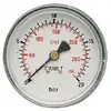 Image de Mecafer   Manomètre 16 Bars 50mm   Connexions 1/8' Mâle Et 1/4' Mâle   Compatible Cuves 10l, 25l, 50l   Précision Pour Systèmes Fluidiques