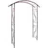 Image de Arche De Jardin En Acier Époxy 207 Cm   Tube Rond 20 Mm   Résistant Au Gel Et Uv   Fixation Simple En Terre Ou Sur Surface Dure - Rond20