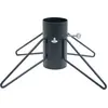 Image de Pied de sapin 4 pieds fer rond anthracite tube 9 cm