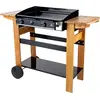 Image de Plancha à gaz ASCAIN 2 feux 6kW - Bois
