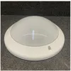 Image de Hublot Extérieur Fluo 18w Ø 309mm Blanc Antivandale Detection Hf Avec Lampe 4000k 1200lm G24q-2 Ip55 Ik10 Chartres Sarlam 714621