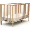 Image de AT4 - Lit bébé pliant 60 x 120 cm FOLDO Hêtre vernis