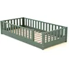 Image de Jurababy - Lit Au Sol Enfant En Bois Sonho - 90x190