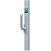 Image de Crémone Pompier À Poignée Rotative 2.30m Cavers Iseo Alu Satiné - 43002301