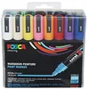 Image de Uni Posca Stylos Basis Colors PC5M Ligne 1.8-2.5mm - 16 Couleurs Set en occasion ou reconditionné