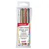 Image de Mitsubishi Pencil - 4 Stylos Rollers Encre Gel - Uni-Ball Signo Broad - Pointe 1 mm - Écriture Large - Roller Créatif pour Carterie et Loisirs Créatifs - Or, Argent, Blanc, Bronze en occasion ou reconditionné