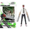 Image de Figurine Anime Heroes Chainsaw Man BANDAI 17 cm en PVC articulée 16 points accessoires tronçonneuses Noir multicolore - Neuf