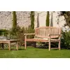 Image de FUN - Banc de jardin ovale en bois Teck