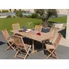 Image de FUN - Table de jardin 10 pers. - rect. Ext. 180/240 en bois Teck