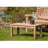 Image de FUN - Table basse de jardin rectangulaire 90x45cm en bois Teck