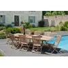 Image de FUN - Table de jardin extensible bois teck 200/300 x 120 cm