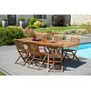 Image de MAEVA - Table de jardin 8/10 pers. extensible 180/240cm en bois Teck huilé